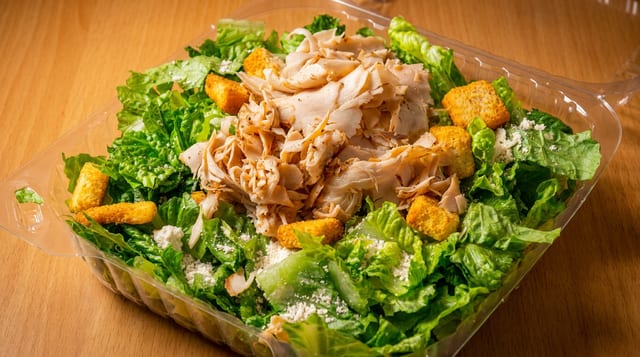 Chicken Caesar Salad.