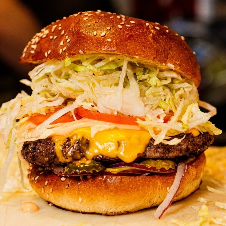 Indulge in Our Western Burger